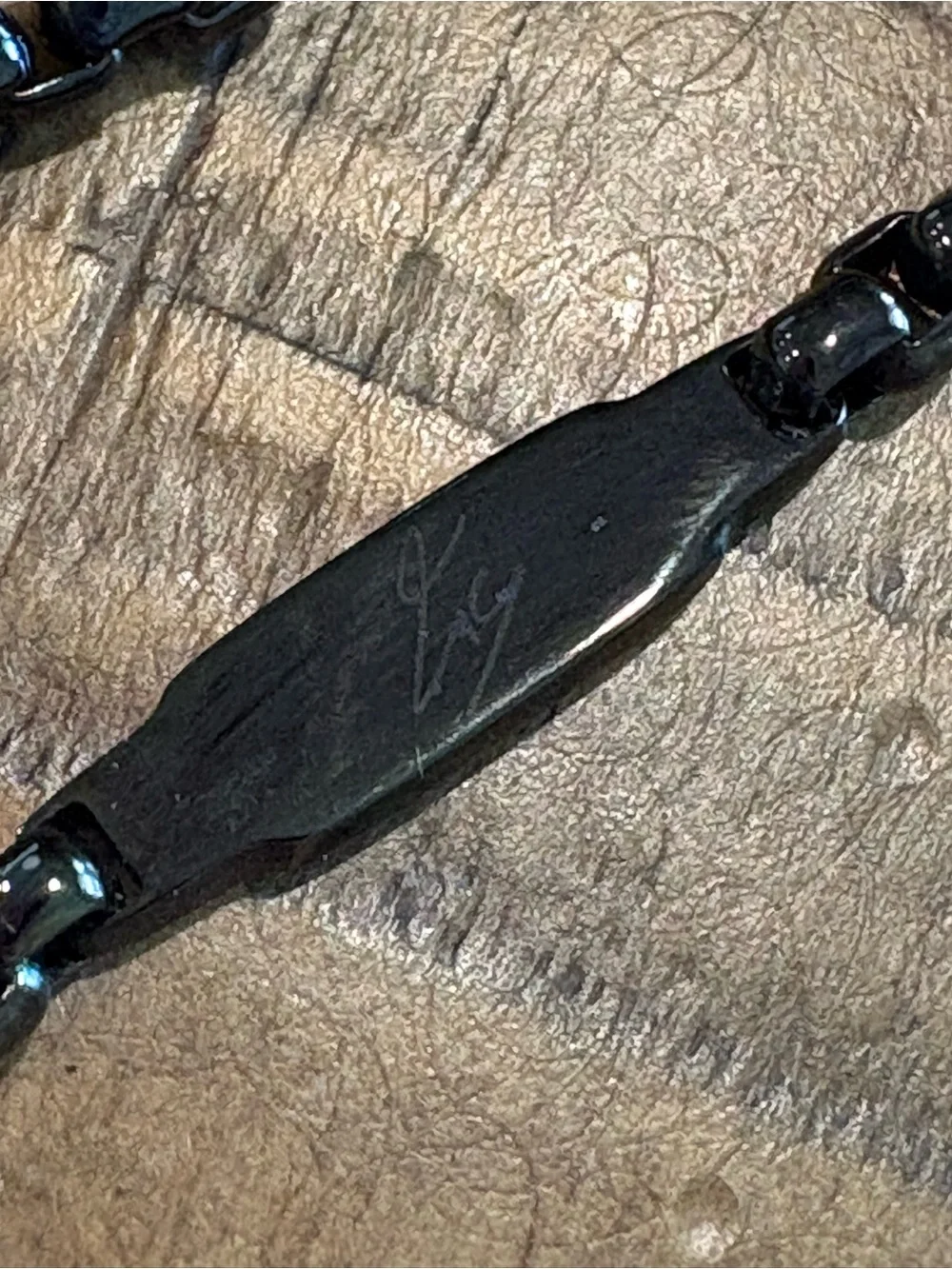 Kay Jewelers Black and Silver Men's Chain Necklace